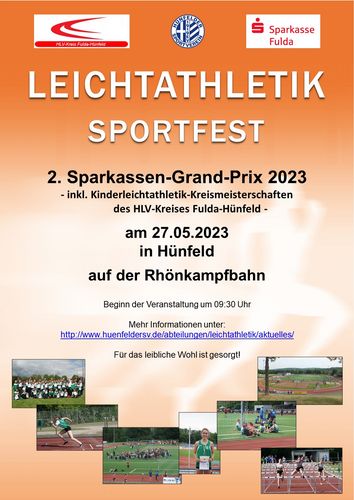 2. Sparkassen-Grand-Prix 2023 am 27.05.2023 in Hünfeld auf der Rhönkampfbahn