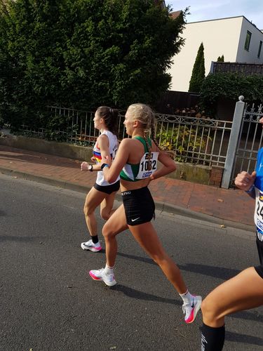 Deutsche Meisterschaften im 10km Straßenlauf - Maja Severloh vom Hünfelder SV auf Platz "11"